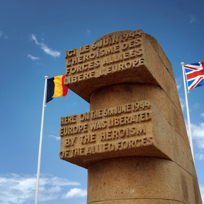 D Day Monument At Juno Beach, Normandy, France