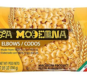 La Moderna Elbow Pasta, Noodles, Durum Wheat, Protein, Fiber, Vitamins,