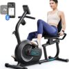 Merach Recumbent Exercise Bike For Home With Smart Bluetooth And