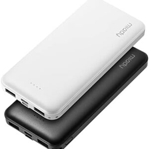 Miady 2 Pack 10000mah Dual Usb Portable Charger, Usb C Fast Charging