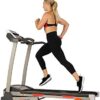 Sunny Health & Fitness Premium Folding Incline Treadmill With Pulse
