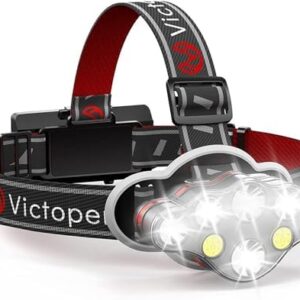 Victoper Rechargeable Headlamp 8 Led 18000 High Lumen Bright Head.jpg
